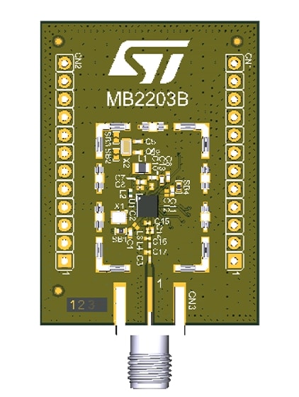 STDES-WB09TF4LD Board photo