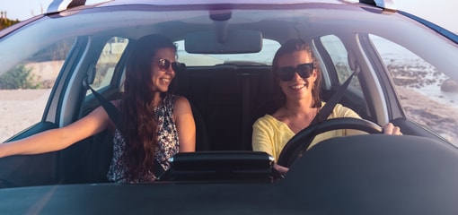 people driving