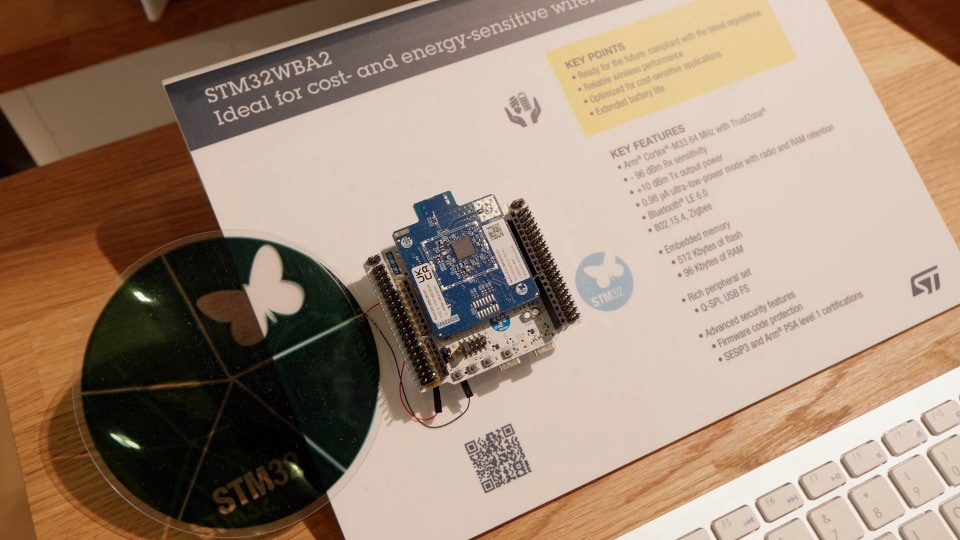 Wireless STM32WBA microcontrollers supporting Bluetooth Low Energy 5.4 ...