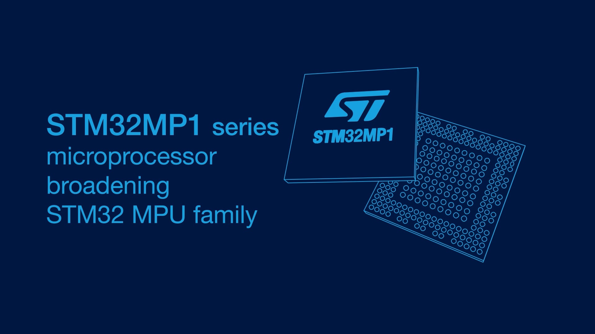 STM32MP1 microprocessor: continuing the STM32 success story !