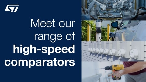 Comparators for Automotive Applications (AEC-Q100) - STMicroelectronics
