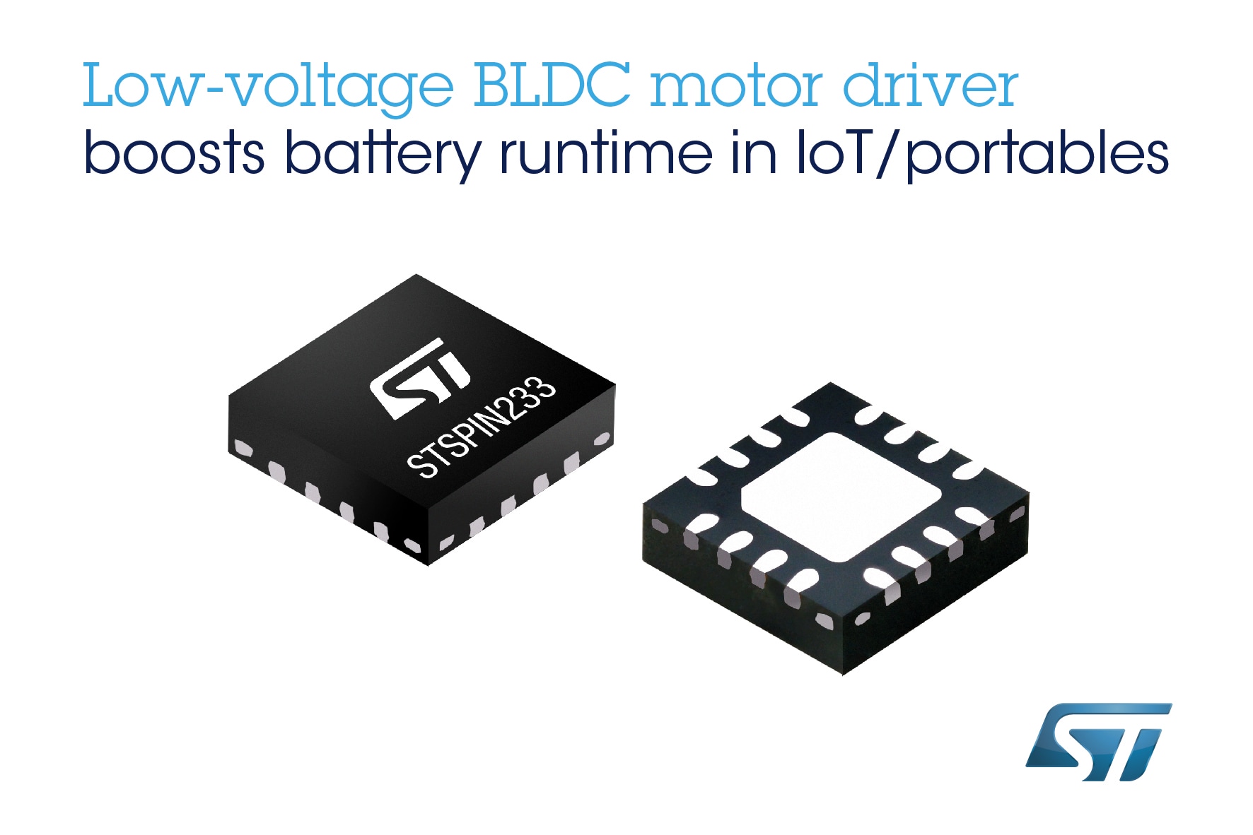 Highly Efficient Single Chip Three Phase And Three Sense Bldc Driver Boosts Runtime From Batteries In Portables And Iot Devices