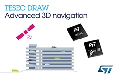 STMicroelectronics Drives the Pace of Sat-Nav Progress with Enhanced Support for 3D Apps on TESEO Navigation Engines