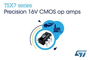 Precision 16V Op Amps from STMicroelectronics Eliminate Post-Assembly Trimming