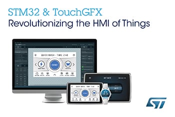 STMicroelectronics Adds High-Quality User-Interface Design Software to Free Development Ecosystem for STM32 Microcontrollers