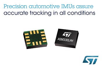 New Precision MEMS Sensor from STMicroelectronics Supports Accurate Positioning and Control for Cars