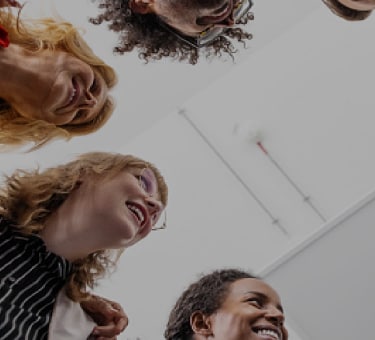 team meeting in workspace