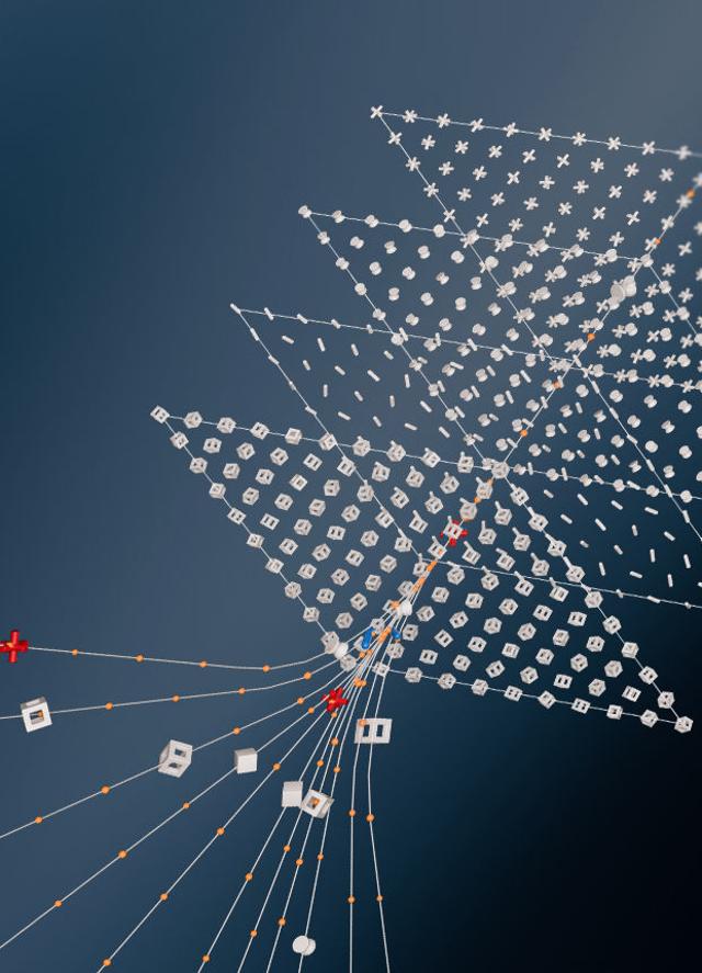 abstract network graphics
