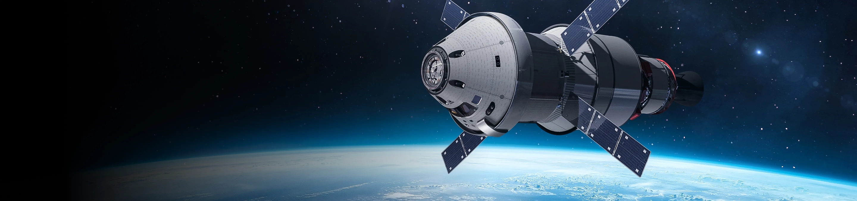 Image of satellite from the space