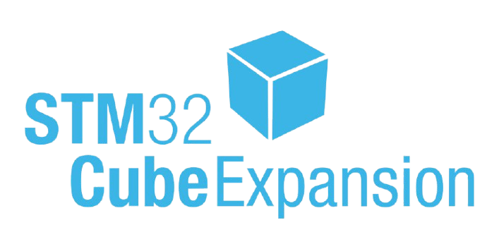 Logo with a blue 3D cube icon and the text 'STM32 Cube Expansion'