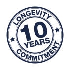 10 years longevity logo