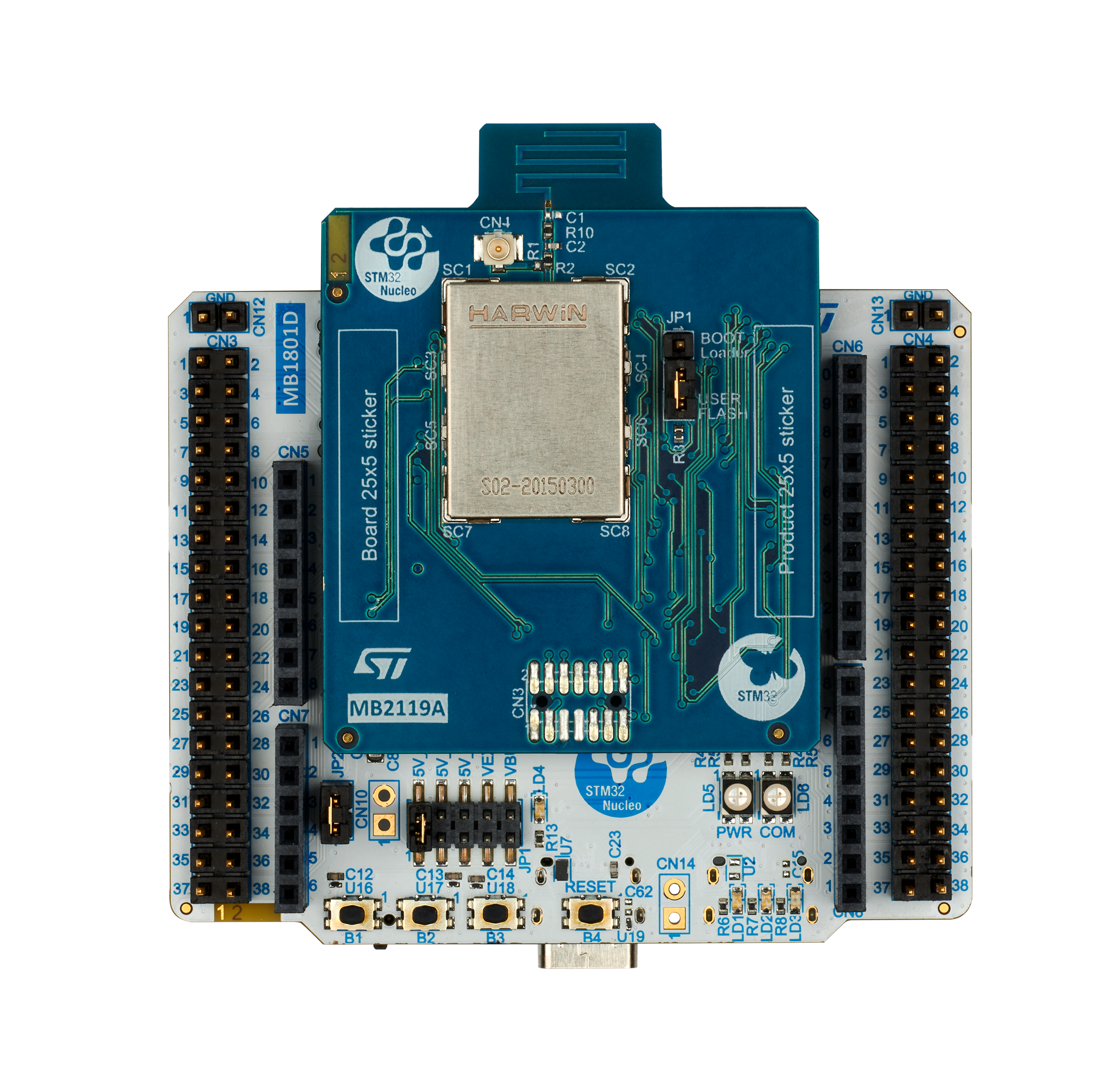 NUCLEO-WB05KZ nucleo board