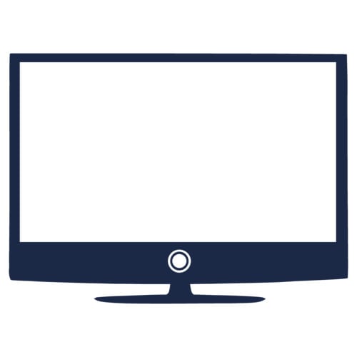 Icon of a flat-screen television&nbsp; 