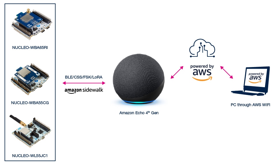 Amazon Sidewalk ecosystem