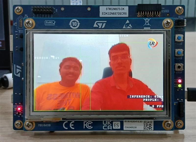 EmbedUR segmentation on STM32N6