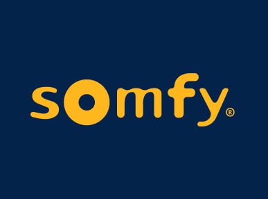 Somfy white logo