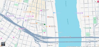 Map of Convention Center location