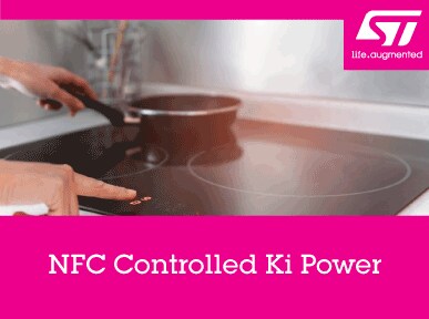 NFC controled Ki Wireless Power