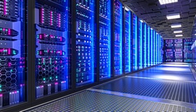 Inside of a data center