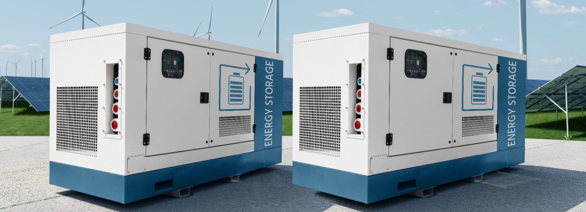 man charging electric vehicle from rooftop solar panel energy