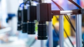 Automation line with contactless technology and vision systems