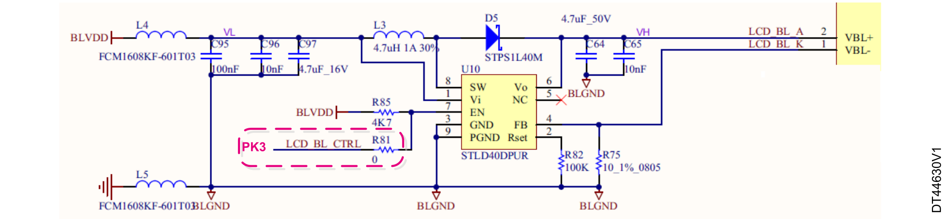 Example: creating a basic graphical application | AN4861