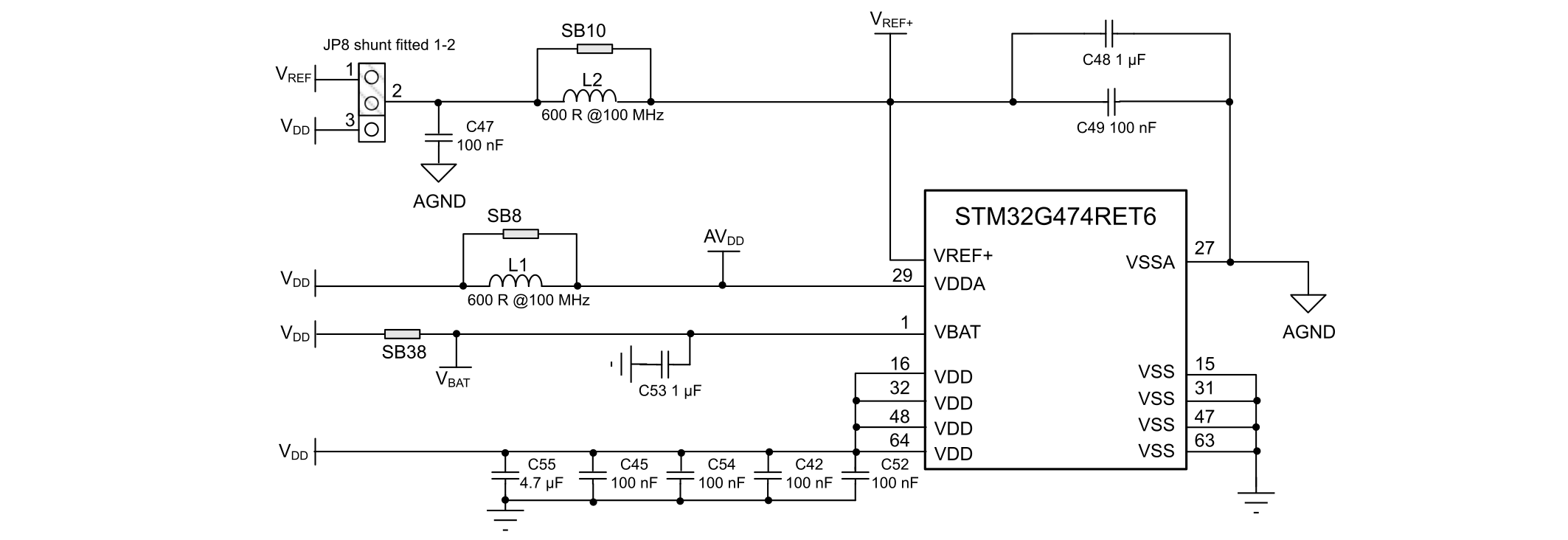 Technical Documents Layout Examples ADC limitation: input channel switch disturbs… | AN5346